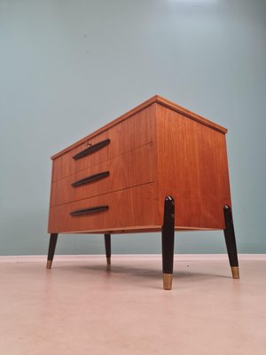 Mid-Century Swedish Teak Chest of Drawers from Bröderna Gustafssons, 1960s-IQR-1215994