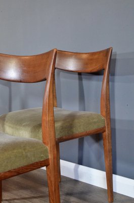 Mid-Century Swedish Teak Dining Chairs by Nils Jonsson for Troeds, 1960s, Set of 4-DUG-2041238