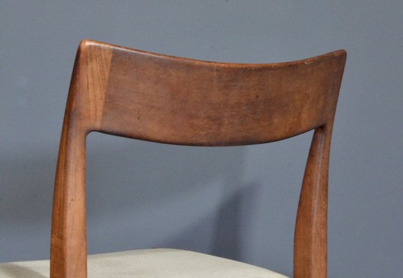 Mid-Century Swedish Teak Dining Chairs by Nils Jonsson for Troeds, 1960s, Set of 4-DUG-2041238