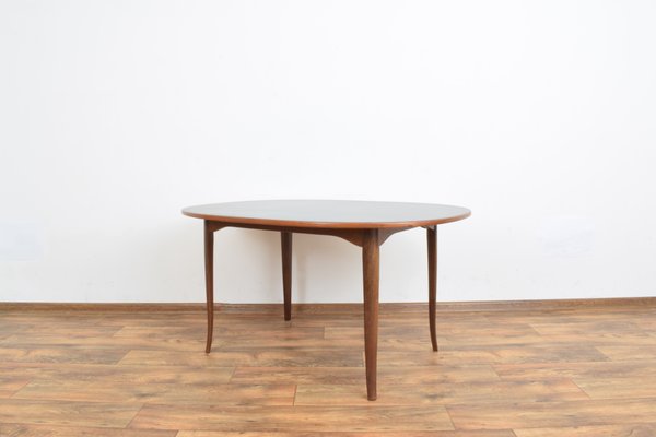 Mid-Century Swedish Teak Table Model Ovalen by Carl Malmsten for Mobel Komponerad AV, 1950s-LOT-2032361