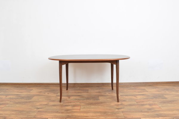 Mid-Century Swedish Teak Table Model Ovalen by Carl Malmsten for Mobel Komponerad AV, 1950s-LOT-2032361