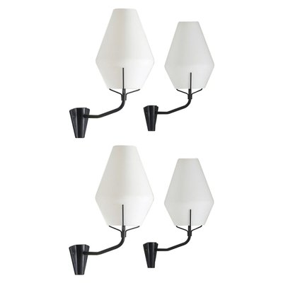 Mid-Century Swedish Wall Light in Metal and Glass from ASEA-FM-1179561