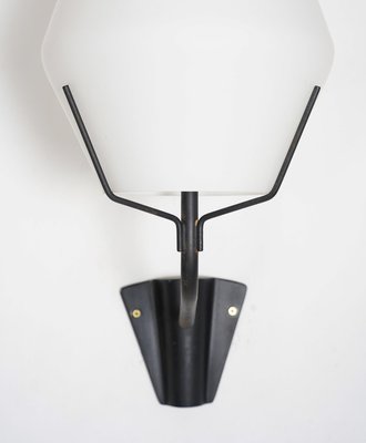 Mid-Century Swedish Wall Light in Metal and Glass from ASEA-FM-1179561