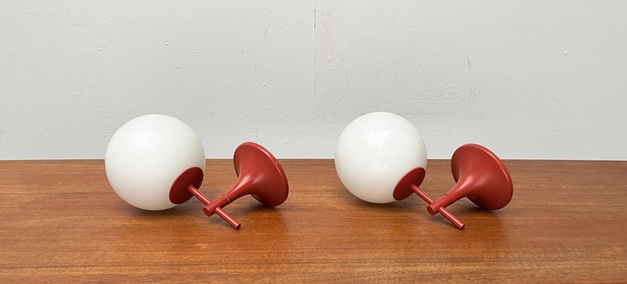 Mid-Century Swiss Space Age Sconces by E.R. Nele for Temde, 1960s, Set of 2-UAH-1742905