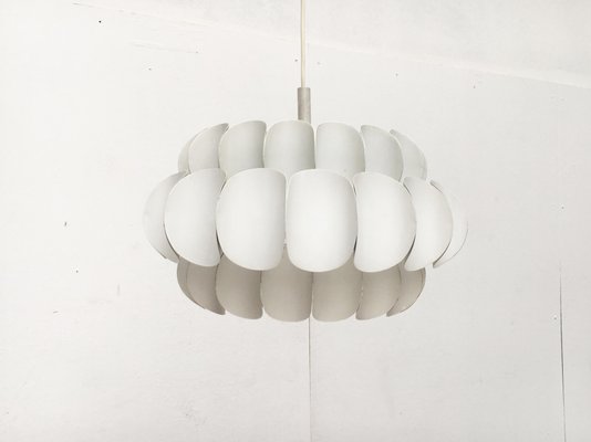 Mid-Century Swiss White Metal Pendant Lamp by H. Zender for Temde-UAH-852164