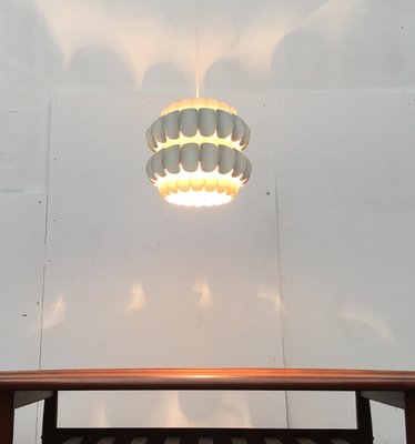 Mid-Century Swiss White Metal Pendant Lamp by H. Zender for Temde-UAH-852166