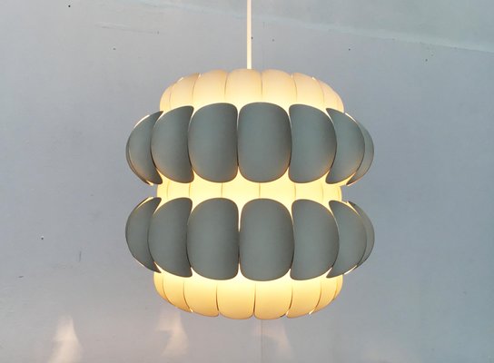 Mid-Century Swiss White Metal Pendant Lamp by H. Zender for Temde-UAH-852166