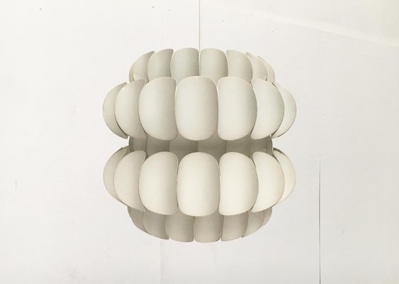 Mid-Century Swiss White Metal Pendant Lamp by H. Zender for Temde-UAH-852166