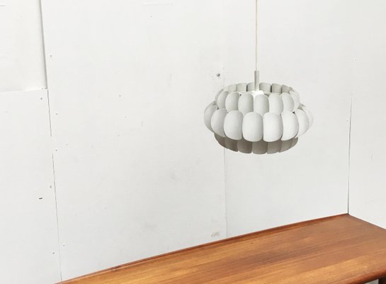 Mid-Century Swiss White Metal Pendant Lamp by H. Zender for Temde-UAH-852164