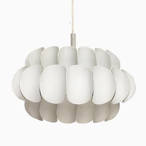 Mid-Century Swiss White Metal Pendant Lamp by H. Zender for Temde-UAH-852164