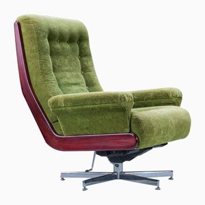 Mid-Century Swivel Lounge Armchair, 1970s-ZZH-1111162