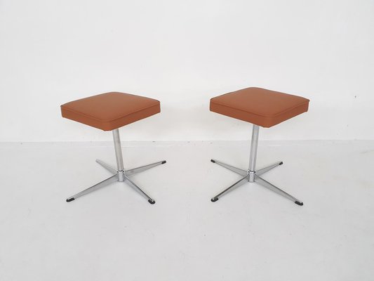 Mid-Century Swivel Stools from Brabantia, The Netherlands, Set of 2-ZO-1027639