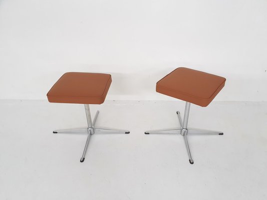 Mid-Century Swivel Stools from Brabantia, The Netherlands, Set of 2-ZO-1027639