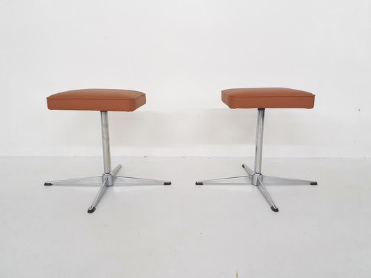 Mid-Century Swivel Stools from Brabantia, The Netherlands, Set of 2-ZO-1027639