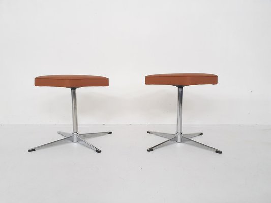 Mid-Century Swivel Stools from Brabantia, The Netherlands, Set of 2-ZO-1027639