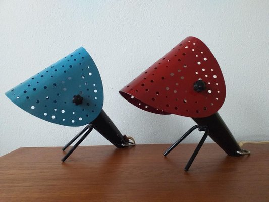 Mid-Century Table Lamps by Ernst Igl for Hillebrand, 1950s, Set of 2-TZ-824621