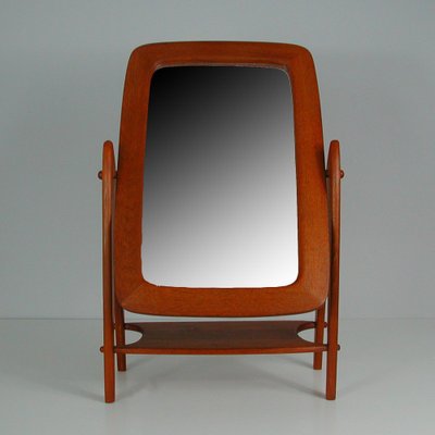 Mid-Century Teak Adjustable Table Vanity Mirror, Sweden, 1960s-OE-1165861