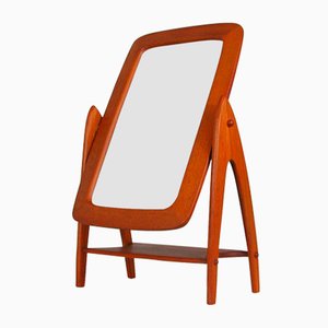 Mid-Century Teak Adjustable Table Vanity Mirror, Sweden, 1960s-OE-1165861