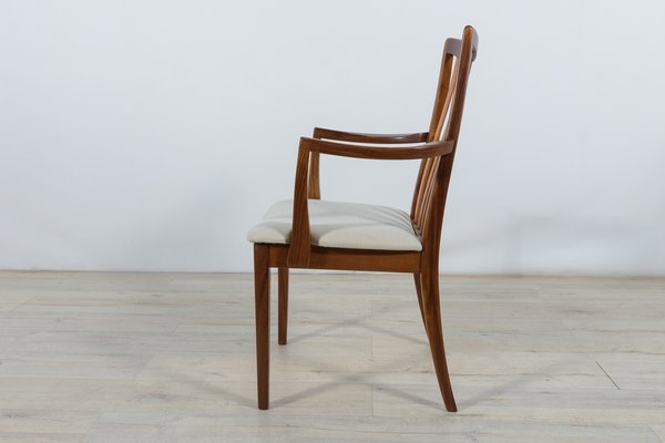 Mid-Century Teak and Fabric Dining Chairs by Leslie Dandy for G-Plan, 1960s, Set of 6-NIT-1371447