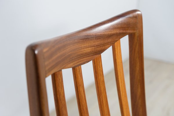 Mid-Century Teak and Fabric Dining Chairs by Leslie Dandy for G-Plan, 1960s, Set of 6-NIT-1371447