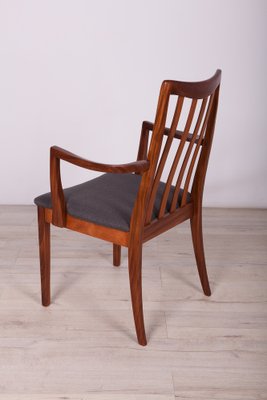 Mid-Century Teak and Fabric Dining Chairs by Leslie Dandy for G-Plan, 1960s, Set of 6-NIT-1152750