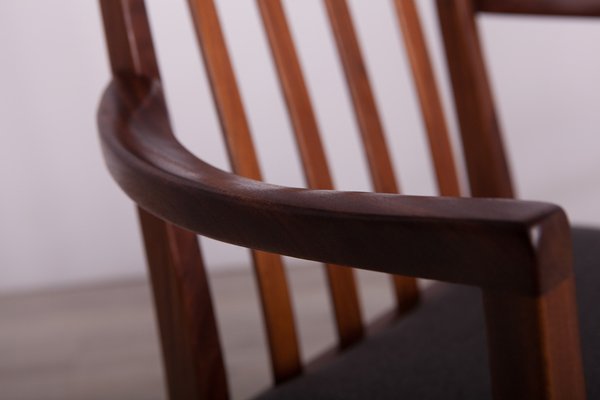 Mid-Century Teak and Fabric Dining Chairs by Leslie Dandy for G-Plan, 1960s, Set of 6-NIT-1152750