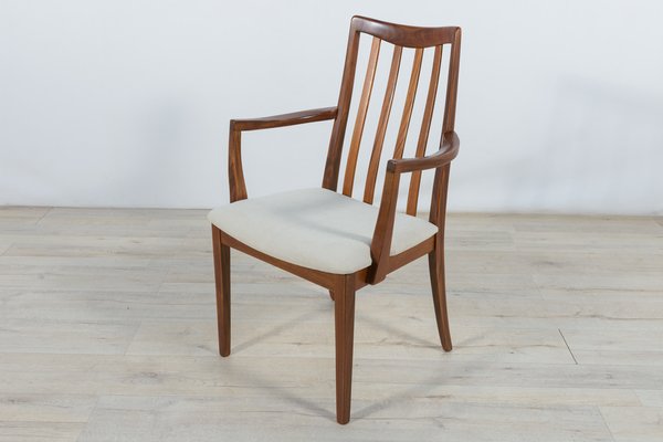 Mid-Century Teak and Fabric Dining Chairs by Leslie Dandy for G-Plan, 1960s, Set of 6-NIT-1371447