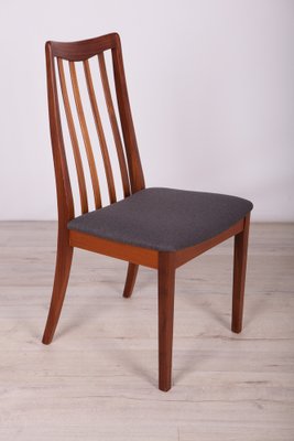 Mid-Century Teak and Fabric Dining Chairs by Leslie Dandy for G-Plan, 1960s, Set of 6-NIT-1152750