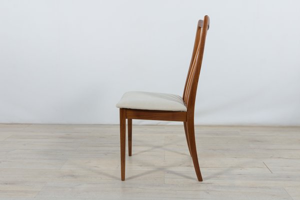 Mid-Century Teak and Fabric Dining Chairs by Leslie Dandy for G-Plan, 1960s, Set of 8-NIT-1370742