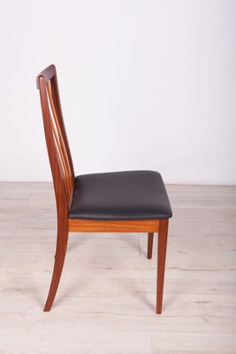 Mid-Century Teak and Leather Dining Chairs by Leslie Dandy for G-Plan, 1960s, Set of 6-NIT-712030