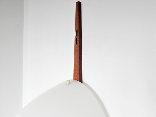 Mid-Century Teak and Opaline Glass Model C-1575 Sconce by Eje Ahlgren for Raak, 1950s-NV-647023