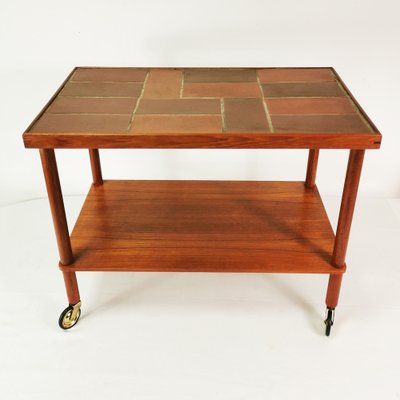 Mid-Century Teak Bar Table Denmark, 1960s-ZTG-1789104