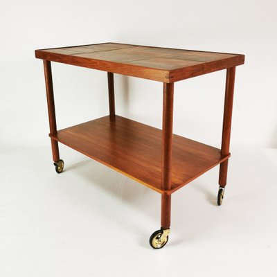 Mid-Century Teak Bar Table Denmark, 1960s-ZTG-1789104