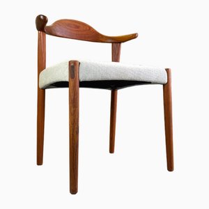 Mid-Century Teak Bullhorn Chair by Harry Østergaard for Randers Møbelfabrik, 1960s-QDV-2032256