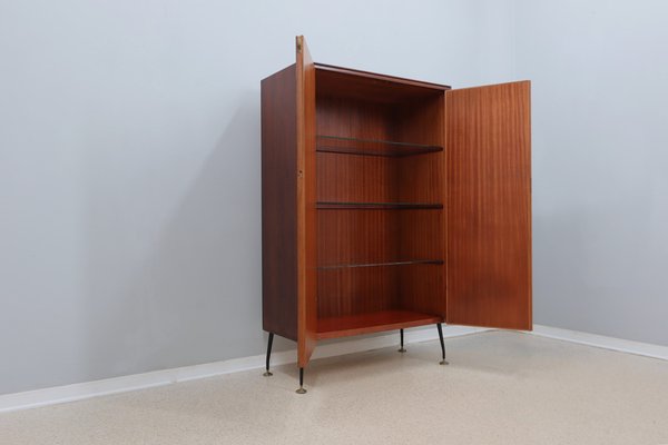 Mid-Century Teak Cabinet Bar, 1950s-ZQ-1805161