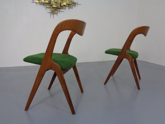 Mid-Century Teak Chairs from Vamo Sondeborg, 1960s, Set of 2-RDW-1063947