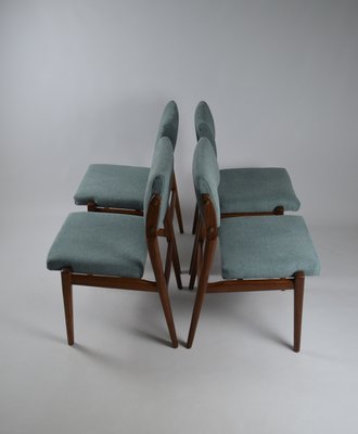 Mid-Century Teak Chairs, Set of 4-ZGY-2038031