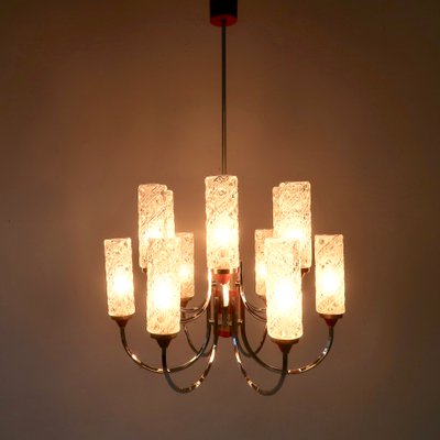 Mid-Century Teak Chandelier, 1960s-XH-786533