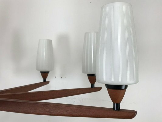 Mid-Century Teak Chandelier by Uno & Osten Kristiansson for Luxus-EJL-1081054