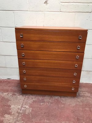 Mid-Century Teak Chest of Drawers, 1960s-OXJ-716901