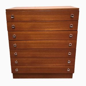 Mid-Century Teak Chest of Drawers, 1960s-OXJ-716901