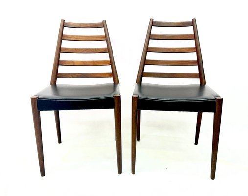 Mid-Century Teak Dining Chair, 1960s, Set of 2-ZCY-1763595