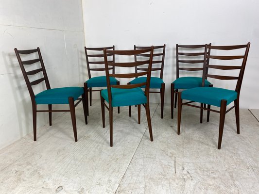 Mid-Century Teak Dining Chairs by Cees Braakman for Pastoe, 1950s, Set of 6-DE-1113457