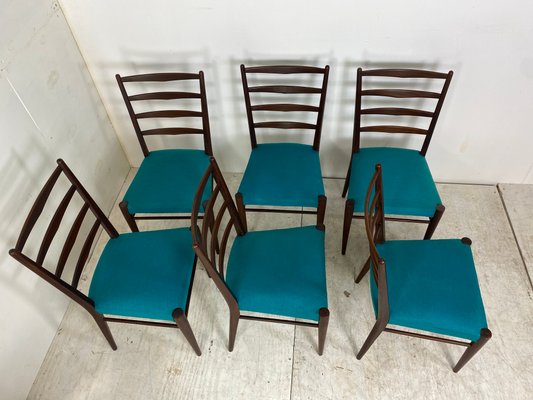 Mid-Century Teak Dining Chairs by Cees Braakman for Pastoe, 1950s, Set of 6-DE-1113457