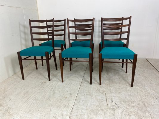 Mid-Century Teak Dining Chairs by Cees Braakman for Pastoe, 1950s, Set of 6-DE-1113457