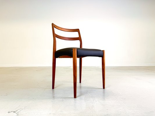 Mid-Century Teak Dining Chairs by Johannes Andersen for Uldum Møbelfabrik, 1960s, Set of 4-QDV-2032258