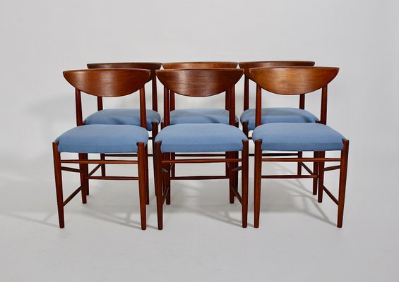 Mid-Century Teak Dining Chairs by Peter Hvidt & Orla Mølgaard-Nielsen for Soborg Mobler, 1950s, Set of 6-NB-562776