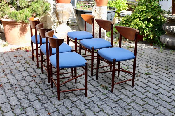 Mid-Century Teak Dining Chairs by Peter Hvidt & Orla Mølgaard-Nielsen for Soborg Mobler, 1950s, Set of 6-NB-562776