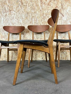 Mid-Century Teak Dining Chairs, Denmark, Set of 4-EJL-1117953