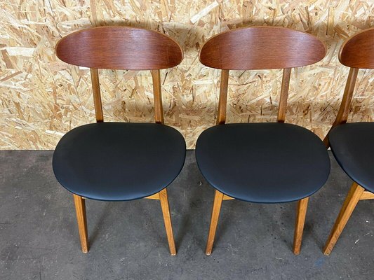 Mid-Century Teak Dining Chairs, Denmark, Set of 4-EJL-1117953